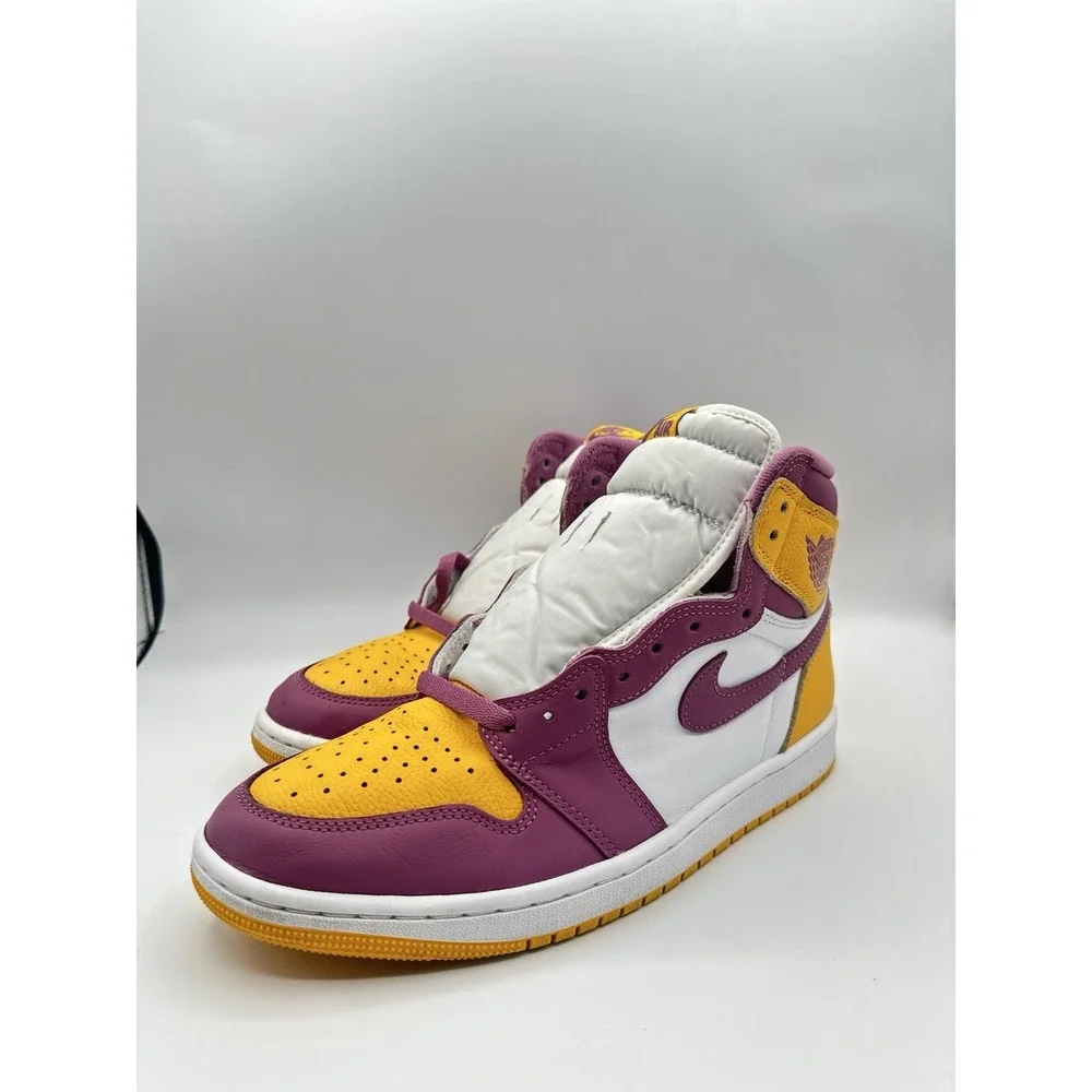 Nike Air Jordan 1 Retro High OG Brotherhood 2022 Men's Sneakers White Purple